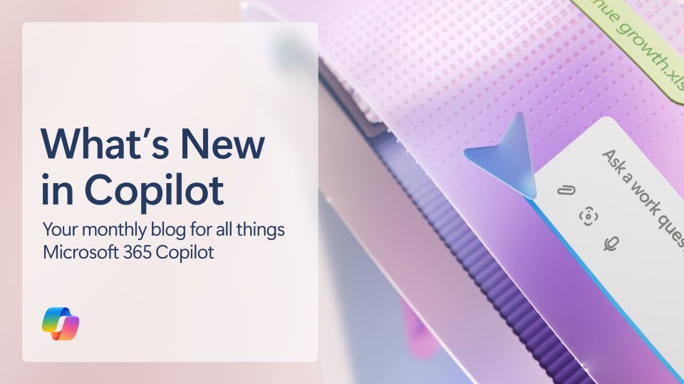 Learn about the new updates and features for Copilot in the What’s New in Microsoft 365 Copilot for February 2026 blog. msft.it/6013QjBNz