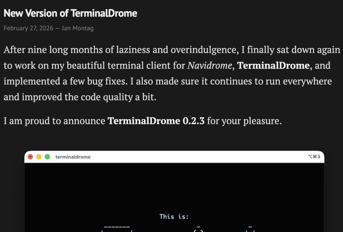 mpc7500v2's tweet photo. New Version of #TerminalDrome
https://t.co/DKhGv1X4Bj

#PowerPC #PPC970 #PowerMacG5 #PPC64 #Linux https://t.co/im3vUKhy6t