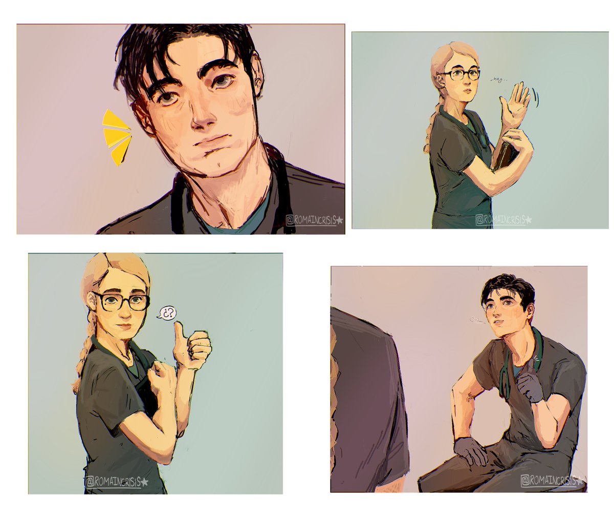 "you ok?" #langdonmel #thepitt