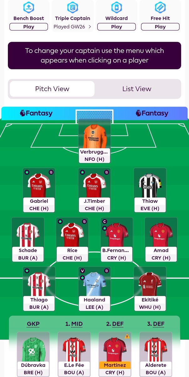 OG_FPL's tweet photo. Bowen -> Thiago
Enzo -> Shade
Bruno (C)
OR 🌎: 626k
Good luck all
#FPL #FPLCommunity https://t.co/GTkCK1CcUs