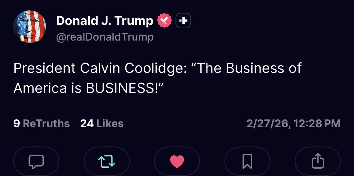 The Calvin Coolidge Project tweet media