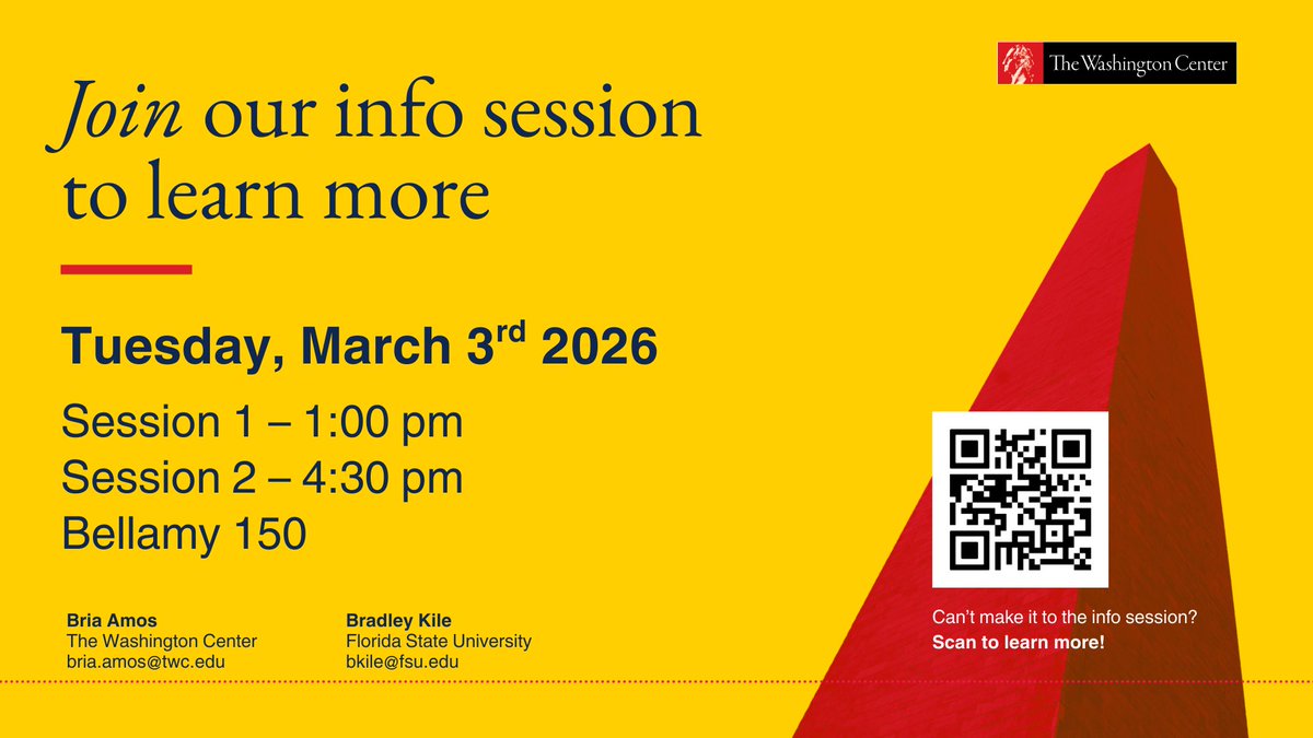 FSU College of Social Sciences and Public Policy tweet media