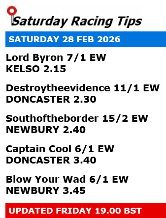 RamtipsRacing's tweet photo. Free racing tips for Saturday 28 Feb 2026. https://t.co/b5Yd68hzbd