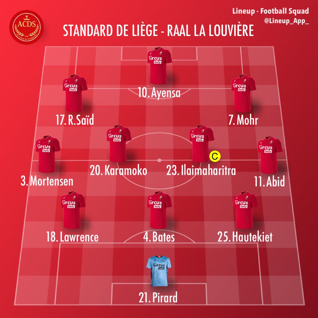 ACDStandard's tweet photo. 🚨 𝐒𝐓𝐀𝐑𝐓𝐈𝐍𝐆 𝐗𝐈
#JPL | #STARAL | #RSCL | #COYR 🔴⚪️ https://t.co/vazi9BQvXd