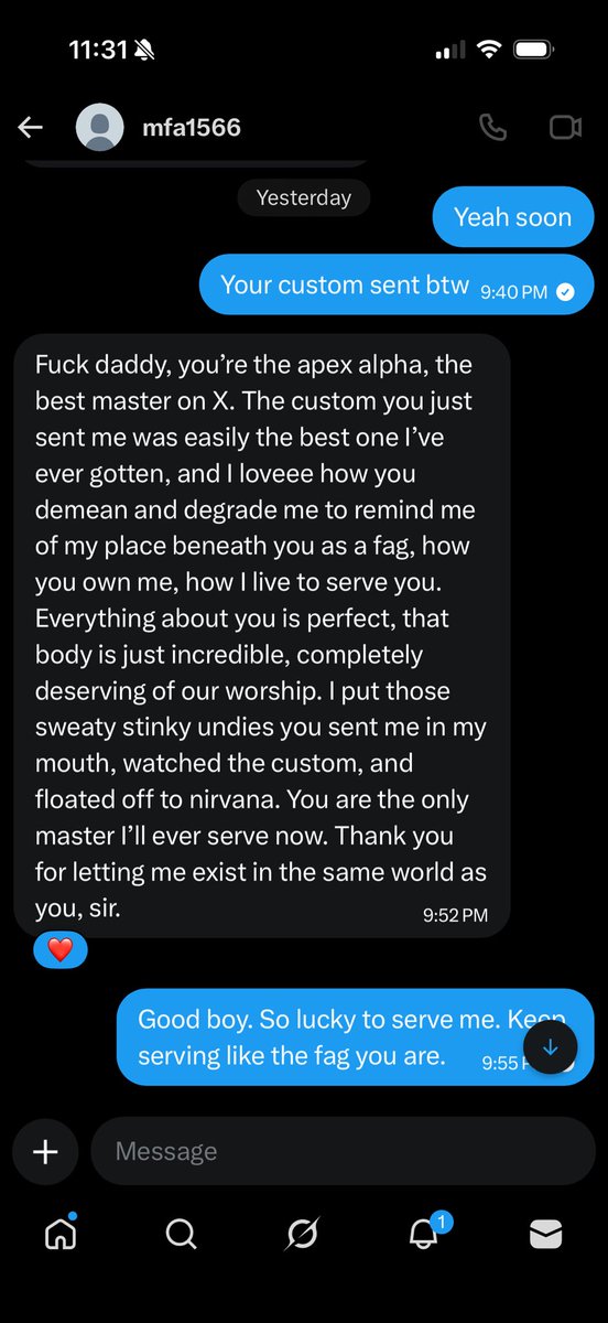 Best customs… best master in the fucking game open your wallets for me pigs💵😈

#findom #cashmaster #drains