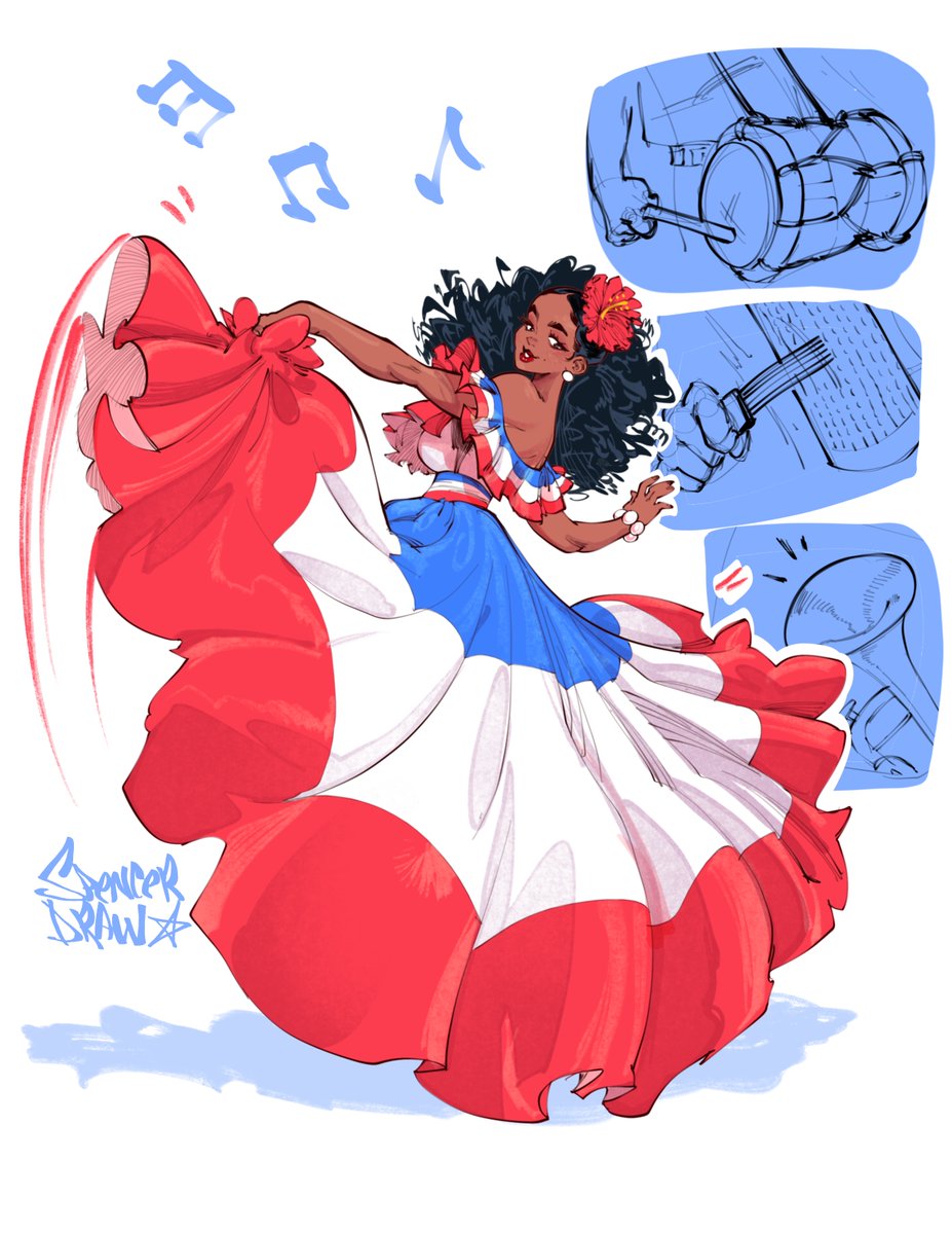 🇩🇴 Happy Dominican Independence Day 🇩🇴
Pride, history, and freedom live on through our people and culture.
Today we celebrate who we are and where we come from. 💙❤️🤍

<a href="/Spencer012004/">spencer_draw</a>