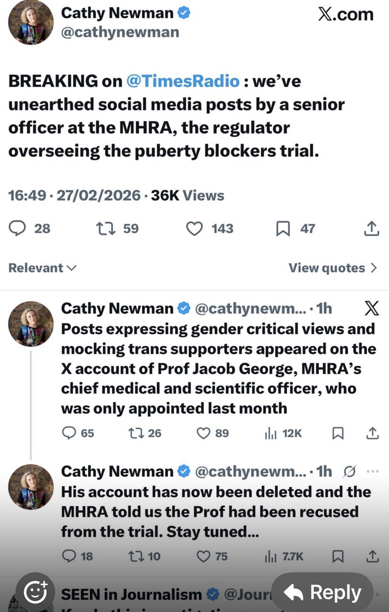 BREAKING: Channel 4 reveal what trans people have been telling you for years: The UK is RIGGED against us. Cass was a fix. As is the puberty blockers trial. The crooked EHRC is a fix - collaborating with abti-trans groups. So was the UKSC - who the EHRC advised. It’s all there