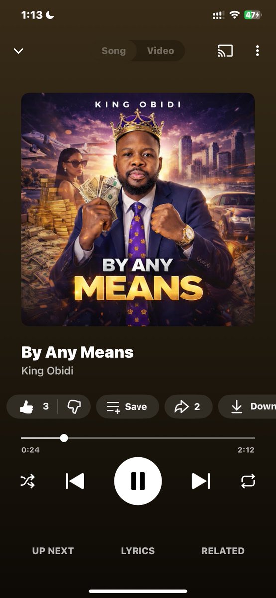 kingobidi_Fans's tweet photo. “We go take am by any means” show your love by listening, streaming and sharing with your friends and mutuals.
Listen here: https://t.co/3k7G7lOcaT. https://t.co/KbXkeRK8NC