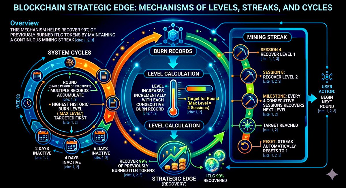 Why act NOW on InterLink Recovery? 

This is the easiest window—future rounds stricter post-V5.0. Early miners gain verification priority in competitive slots toward 1B users. 

Don’t sleep on 99% burn reclaim via streaks! ⏰ 

#Interlink #ITLG #ITLX #ITL
