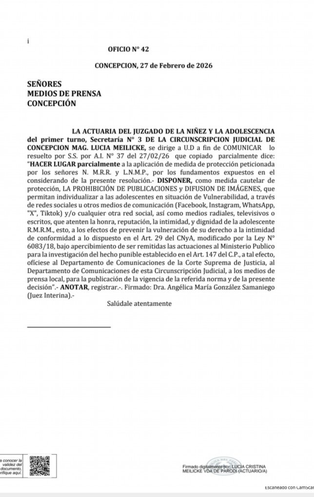 La justicia prohíbe publicar imágenes de la millonaria fiesta de 15 años de este sábado en Concepción.