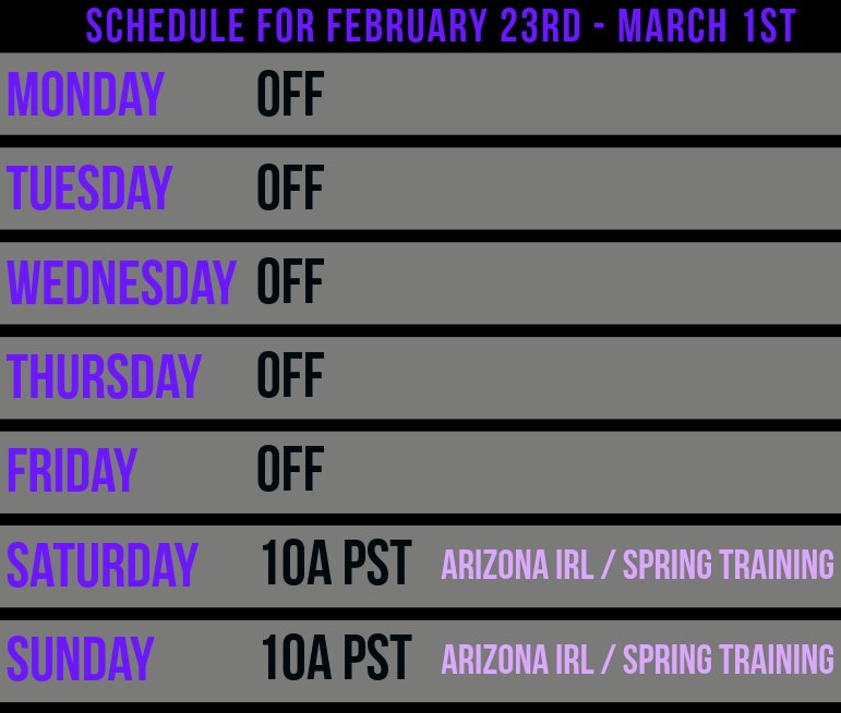 Brawn3r's tweet photo. This week, we welcome back baseball with a pair of #Twitch IRL streams! https://t.co/UMcsCIjGk7
