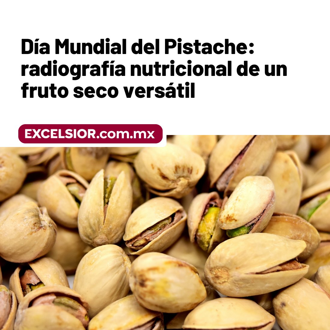 Excelsior's tweet photo. 😍😋En el marco del Día Mundial del Pistache, la Dra. Arely Vergara Castañeda comparte una radiografía de este fruto seco reconocido por su color verde vibrante y su sabor delicado, así como por su perfil nutricional.
#pistaches #frutoseco #CDMX 

https://t.co/izLYdlC6Lz https://t.co/oPFyoRYA9Q