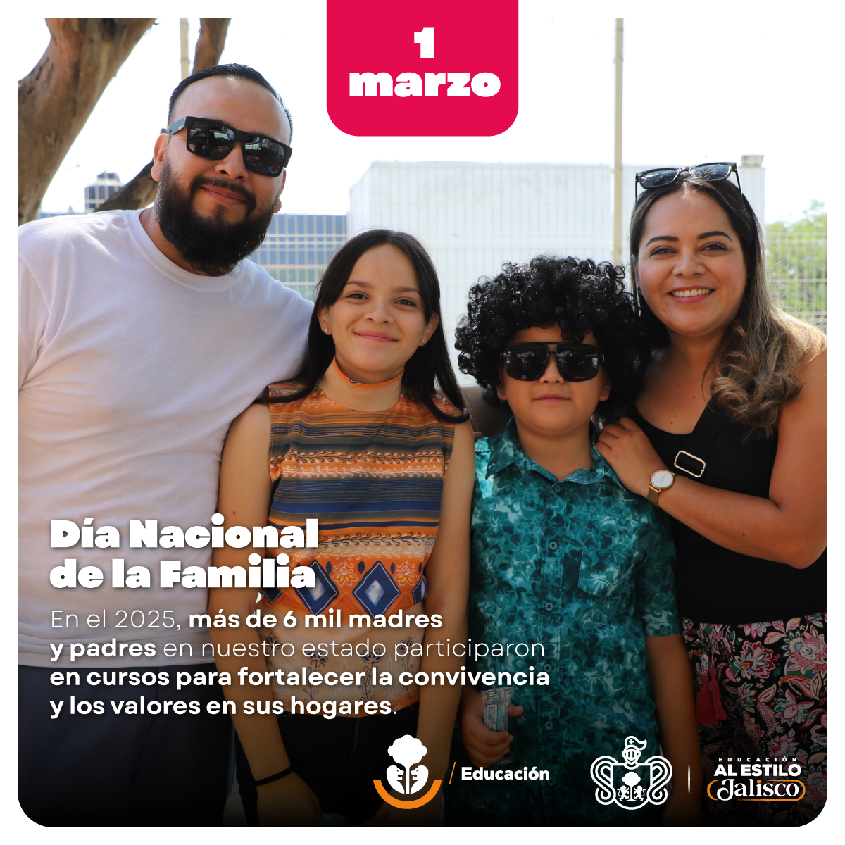 JCFloresMiramon's tweet photo. Este #DíaNacionalDeLaFamilia, celebremos el papel fundamental que representa en nuestras comunidades este núcleo en el que nacen los valores, se construyen los cimientos para un mejor futuro y donde adquirimos la confianza para enfrentar el mundo que nos rodea con herramientas sólidas.

Mamás, papás y tutores, sigan siendo ese ejemplo que inspira a niñas, niños, adolescentes y jóvenes a seguir creciendo y aprendiendo.