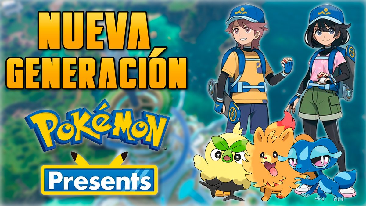 arkerion_don's tweet photo. POKÉMON VIENTO🍃 POKÉMON OLEAJE🌊​LOS NUEVOS JUEGOS DE LA DÉCIMA GENERACIÓN CON 3 NUEVOS INICALES #Pokemon #PokemonVientoOleaje  #PokemonNews #PokemonGen10 #PokemonWindsWaves #Pokemon30thAnniversary #PokemonVientoOleaje #videojuegos #PokemonLEGENDS #pokemonpresents #Pokemon2026 https://t.co/chUjo4KudW