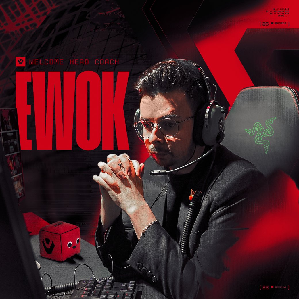 Let's make it official

<a href="/CoachEwok/">Ewok 🗯</a> is the new Head Coach of Sentinels Valorant