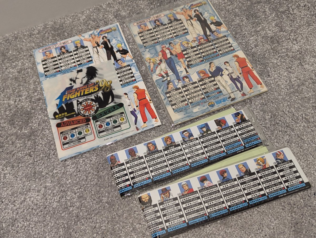 retrogubb's tweet image. A beautiful Japanese full kit King of Fighters '98
I've only recently acquired this and I'm super happy to add it to the collection.
Ranks right up there with some of the best 2d fighting games of all time.
#snk #neogeo #RetroGame #retrogamers #gamers