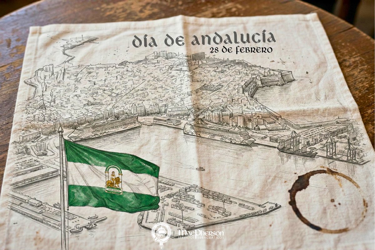 Hoy celebramos Andalucía: su talento, su tradición marítima y su papel estratégico conectando Europa con el mundo.
Orgullosos de operar y crecer en esta tierra de resiliencia e innovación.
Feliz Día de Andalucía.

#DíaDeAndalucía #Andalucía #IndustriaMarítima #EconomíaAzul
