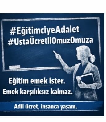 gonulferay's tweet photo. #UstaÜcretliOmuzOmuza
#EğitimciyeAdalet
Kotaya Hayır!!! https://t.co/U7qFcYxFhX