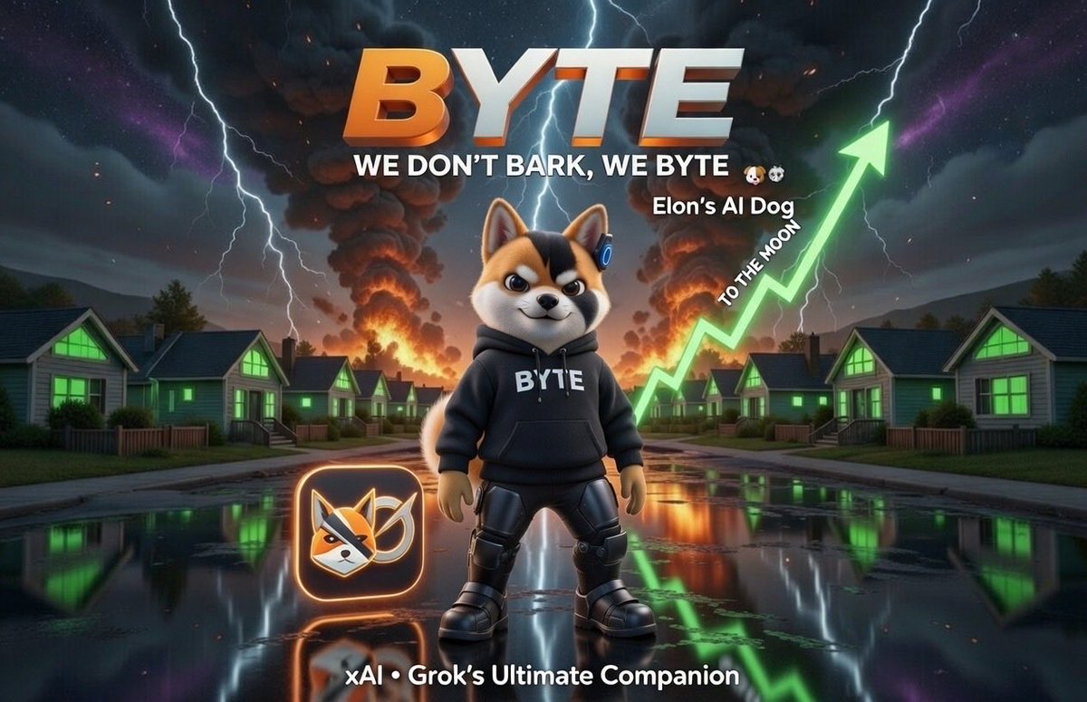 <a href="/CryptoThro/">CRYPTO THRO</a> I got the best one right here.
Elons Ai dog is gonna shock the world one byte at a time. $Byte  <a href="/ByteDogToken/">Byte Token</a> 0xde342a3e269056fc3305f9e315f4c40d917ba521