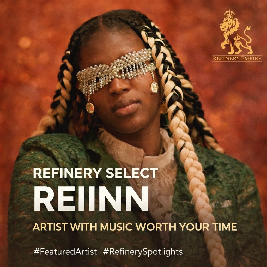 RefineryEmpire's tweet photo. Refinery Select 🎧

REIINN is a rare kind of artist; soft, soulful, and deeply expressive. 

@Reiinnonearth smooth Afropop sound blends emotion and melody into music that feels intimate &amp; real. From Lullaby For You to Deer She Is, every record carries a story.  

#ArtistDiscovery https://t.co/DUMXurgUSQ
