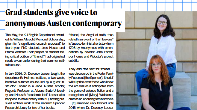 KU Department of English tweet media