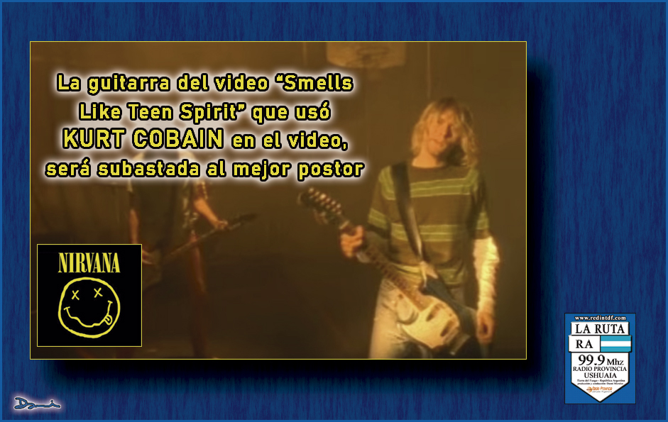 La guitarra del video “Smells Like Teen Spirit” que usó KURT COBAIN en el video, será subastada al mejor postor.
Mas info acá👇
facebook.com/photo?fbid=149…

youtube.com/watch?v=hTWKbf…