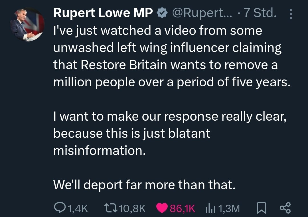 So und zwar genau so muss man politisch kommunizieren.
Niemals (!), unter keinen Umständen (!) vor den Linken zurückweichen, realtivieren, cucken!

Stattdessen immer noch einen draufsetzen, wenn sie etwas zu skandalisieren versuchen. 

"Ihr regt euch über die 80% Forderung auf?