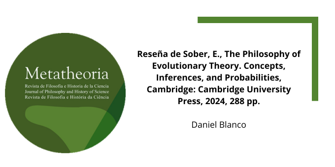 Metatheoria1's tweet photo. Reseña de Sober, E., The Philosophy of Evolutionary Theory. Concepts, Inferences, and Probabilities, Cambridge: Cambridge University Press, 2024, 288 pp.

Daniel Blanco

https://t.co/tenqNENdfU https://t.co/p74eNoaZUK