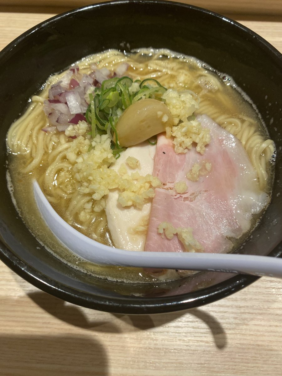 香味ニンニク貝汁そば🍜 全メニュー制覇🍜 と思ったら限定味噌ラーメン