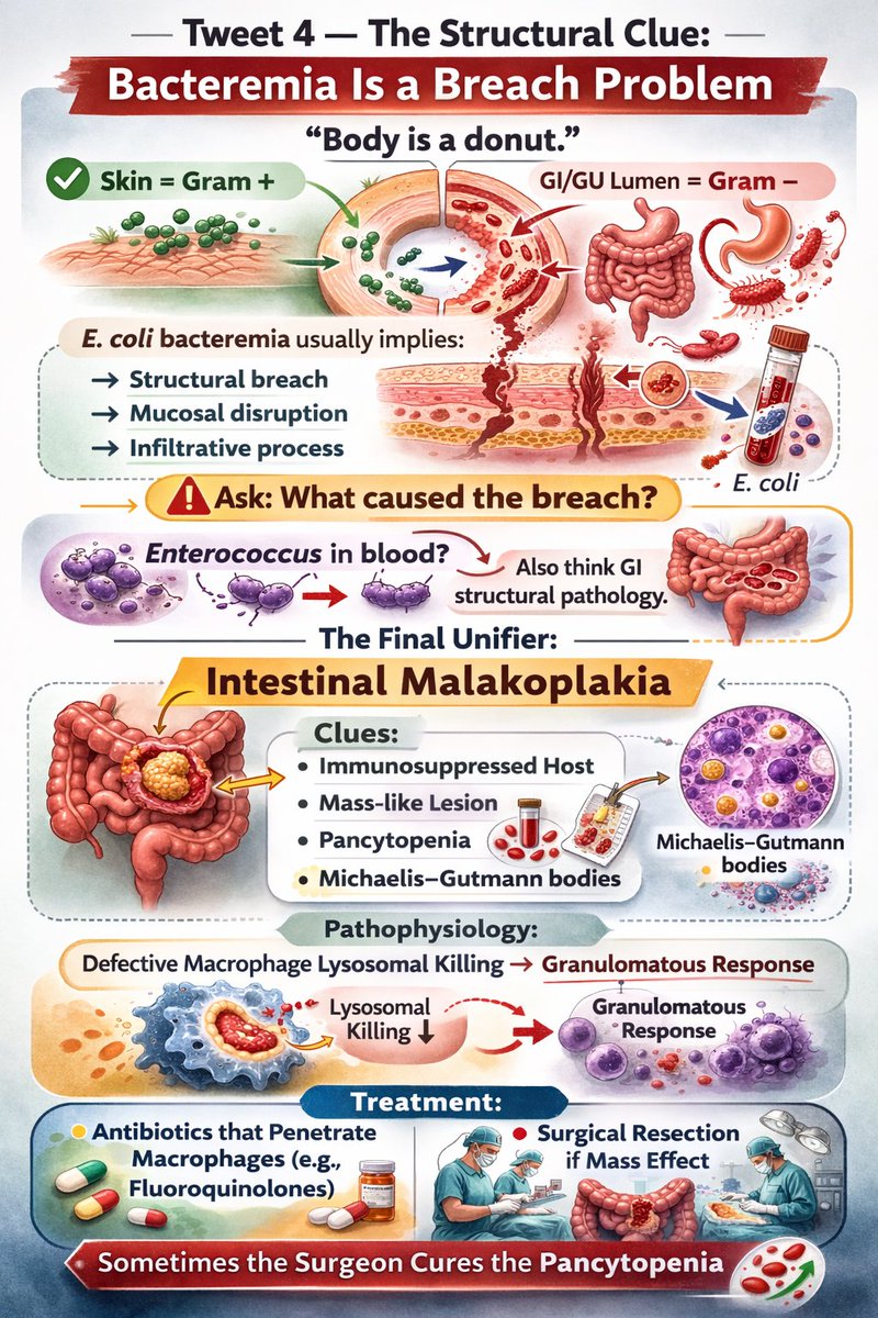 Dr_RamaswamyS's tweet photo. Great case by Lourenco dissected by @rabihmgeha and Prof. Rez on the @CPSolvers today.
Here were some key takeaways from a middle aged immunocompromised female patient with vomiting and diarrhoea for 4 days. #FOAMed #CPSolvers https://t.co/4Dp5lAXWwO