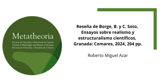 Metatheoria1's tweet photo. Reseña de Borge, B. y C. Soto, Ensayos sobre realismo y estructuralismo científicos, Granada: Comares, 2024, 204 pp.

Roberto Miguel Azar

https://t.co/pXzLX0Zz8P https://t.co/l5o1Cnsddw