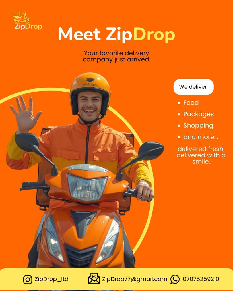 Brownmoney93593's tweet image. Designed this from scratch as a practice project and I am honestly proud of how it turned out 💪🏾 Meet ZipDrop — a delivery brand I created just to sharpen my skills! RT if you like it 🔁 #GraphicDesign #BrandIdentity #CreativeWork"