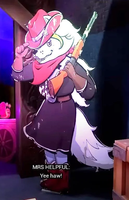 roxy is lowkey a lot hotter in her cowboy fit than her race fit she has ...