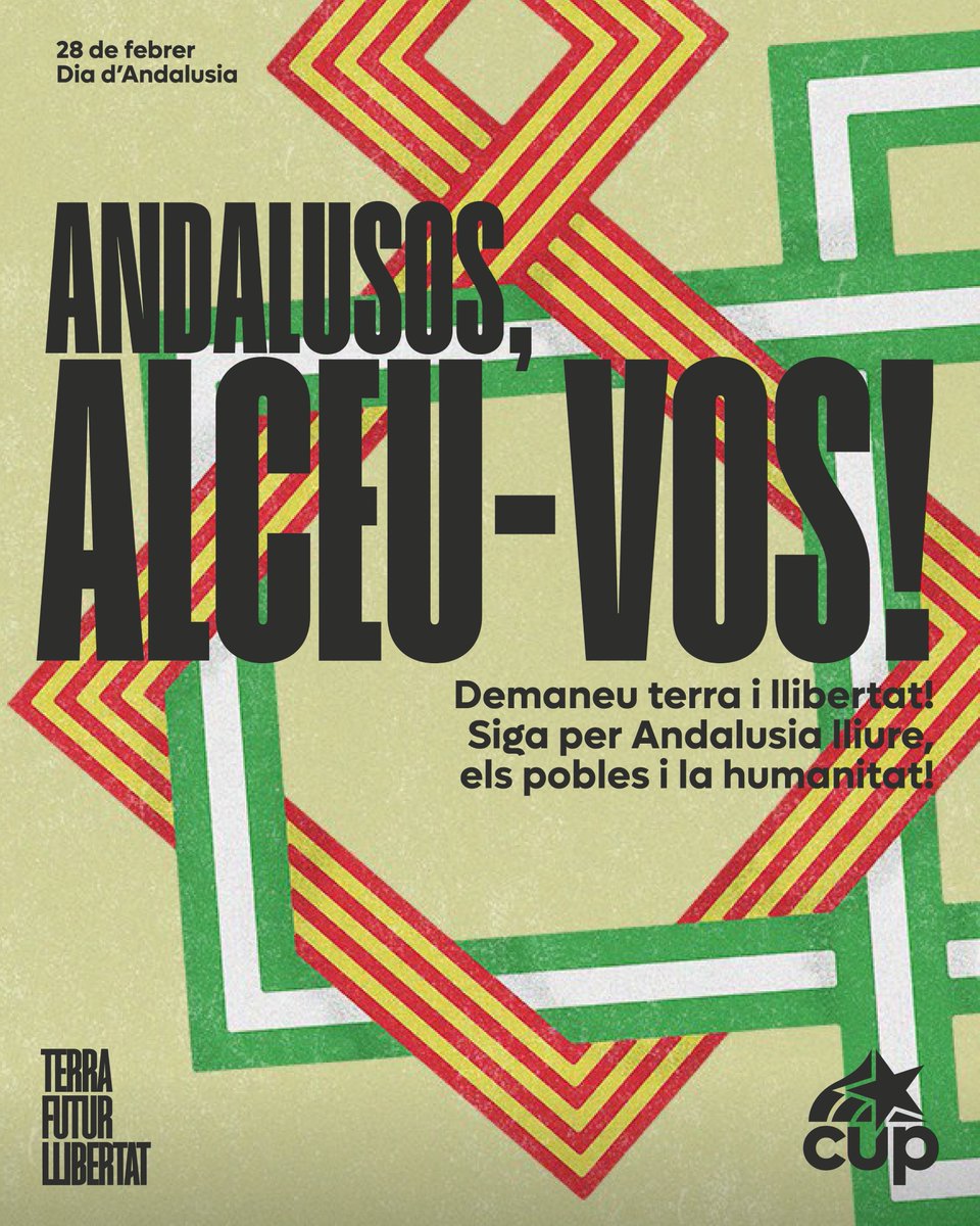 🟢⚪️ Per una Andalusia sobirana i socialista. Andalús i català, pobles germans

28 de febrer. Dia d'Andalusia