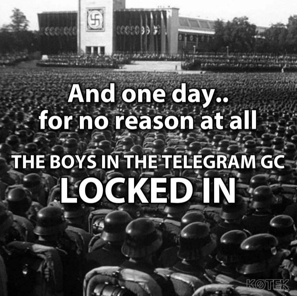 Join muh telegram for the best memes, edits, videos, and other fun stuff. 

t.me/Heavy_Gustav