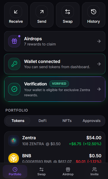 📢 Send Feature Update

You can now send tokens directly from the Wallet App.

Check out the latest updated Wallet interface and start sending your tokens now. 🚀