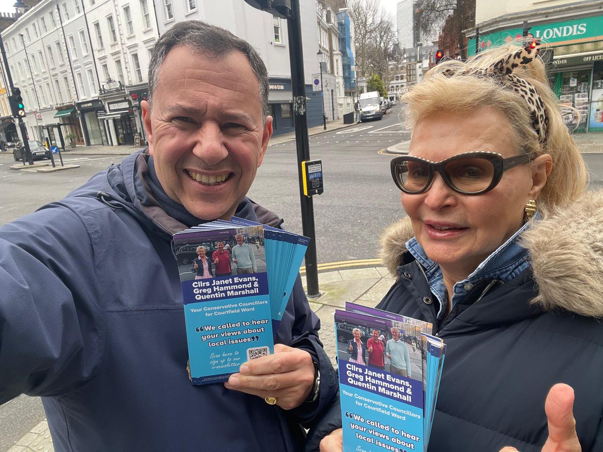 GregHammond66's tweet photo. Lots of positive feedback for me and @janetevansRBKC from South Kensington residents today about @KCFConservative-controlled RBKC:
✅ Beautiful and clean streets 
✅ Borough-wide parking 
✅ Careful with residents' money 
✅ Outstanding adults and children's services 
#VoteTory https://t.co/6jB3TlpaLX