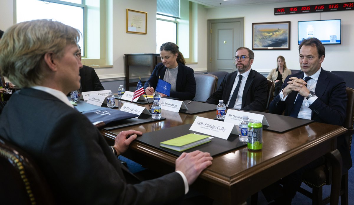 Under Secretary of War Elbridge Colby tweet media