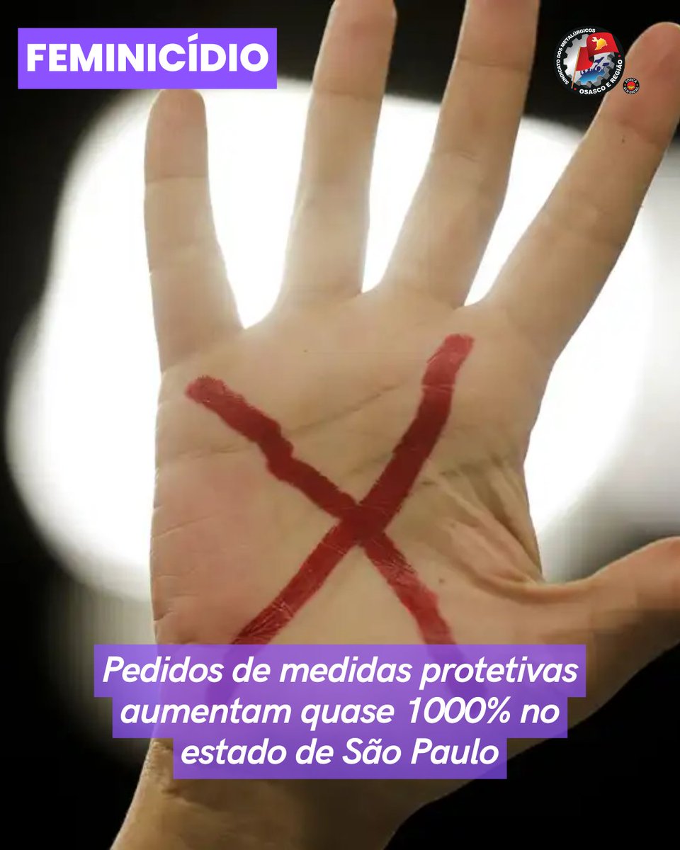 SINDMETALOSASCO's tweet photo. 🚨 Medida protetiva nem sempre tem sido suficiente para evitar feminicídios na Grande SP e interior, aponta levantamento da TV Globo. Os pedidos saltaram de 10.804 (2015) para 118.258 (2025): +994%.

Saiba mais no link: https://t.co/TGsM6PtfgT https://t.co/L7RJci40xc