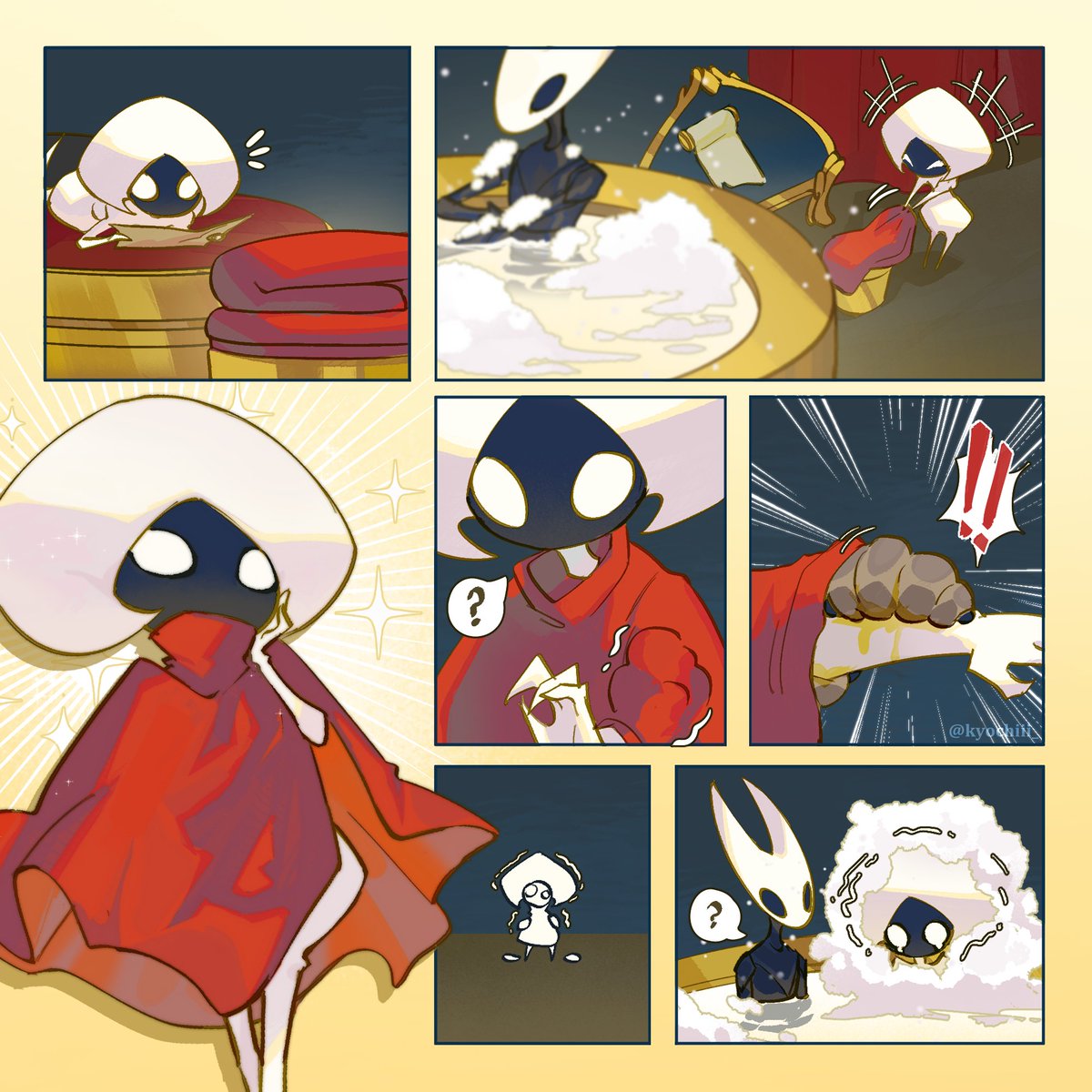 kyochiii_'s tweet image. cloak...😰 #lacenet #silksong