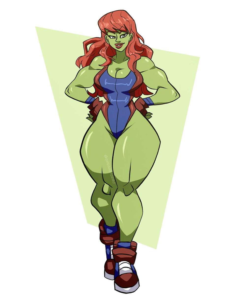 Mary Jane cosplays She-Hulk, comm for <a href="/MisterBigRed1/">MisterBigRed</a> ✋🏾😏🤚🏾 #spiderman #maryjanewatson #marvel #marvelcomics #fanart #shehulk #hulk #SpiderManBrandNewDay #SpiderVerse