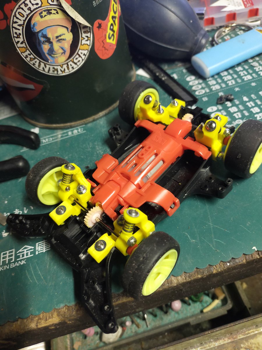 3DPサスキットやっと積めた MSフレキ作るより大変だった… ストリート