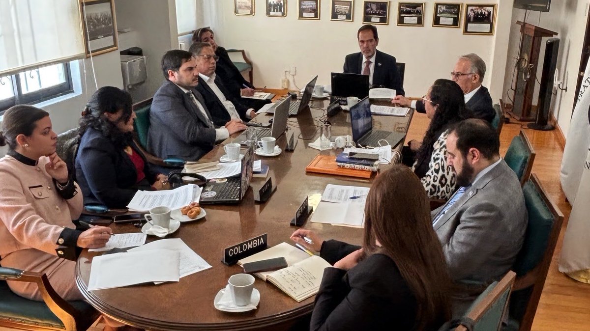 OPANAL's tweet photo. Meeting of the Committee on Contributions and Administrative and Budgetary Matters #CCAAP.

The CCAAP assists the Council in all matters related to the administration of OPANAL. https://t.co/JUKVvS6Nca