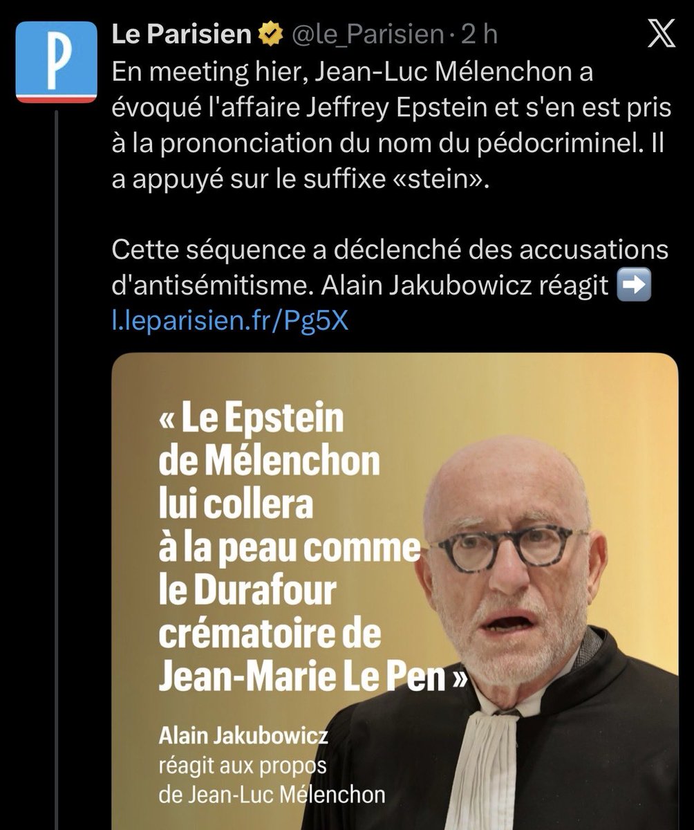 « Il a appuyé sur le suffixe » PTDDDDRRRRRRRRRRRRRR

GENRE IL VA PAYER TOUTE SA VIE PARCE QU’IL A MAL PRONONCÉ UN NOM 😂😂😂😂😂😂😂😂😂😂😂😂😂😂😂

On a dépassé South Park c’est terminé.