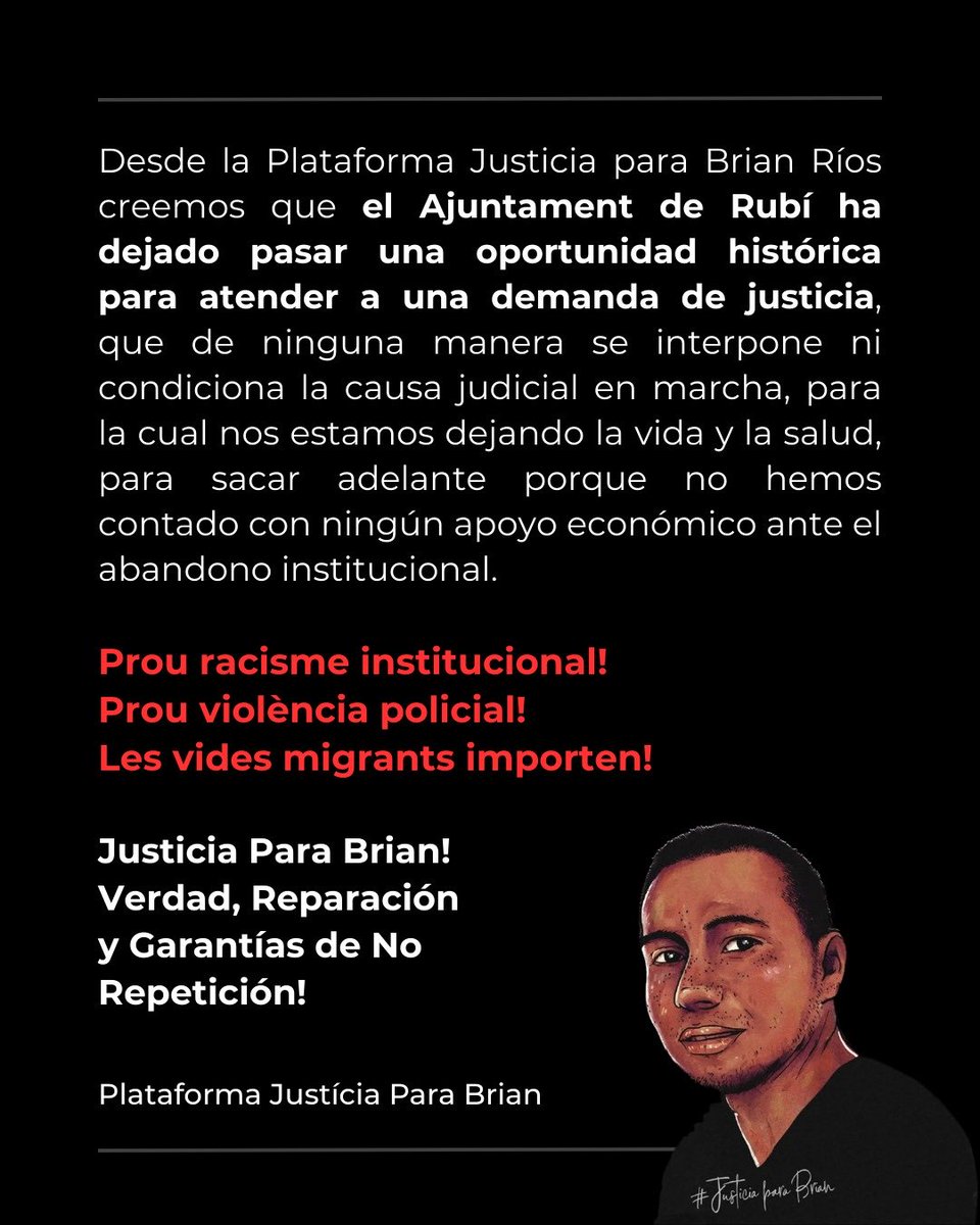 Plataforma Justicia Para Brian Rios tweet media