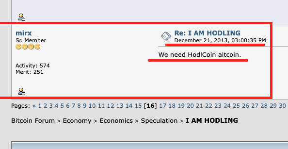 13 years later, and here we are.
hodl2013.com

Crypto history, now tokenized.
From a forum post to a token.
Creator capital markets. 

<a href="/Pumpfun/">Pump.fun</a> <a href="/solana/">Solana</a> <a href="/bitcointalk/">BitcoinTalk</a> 

Hh3oTaqDCKKfdBgsQEvxp9sUwyNf8x9qmKqEMLBWpump

$HODL