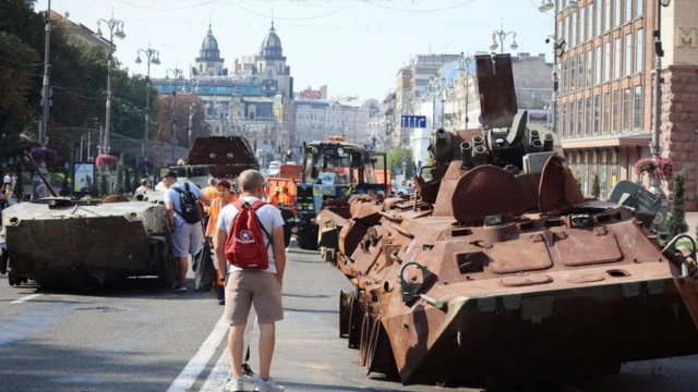 Four years ago, Russia launched its full-scale invasion of Ukraine. Russian tanks rolled toward Kyiv, and Russian missiles began exploding across every region of the country. 
The Ukrainian people delivered the most powerful response: they lined up in long queues at recruitment