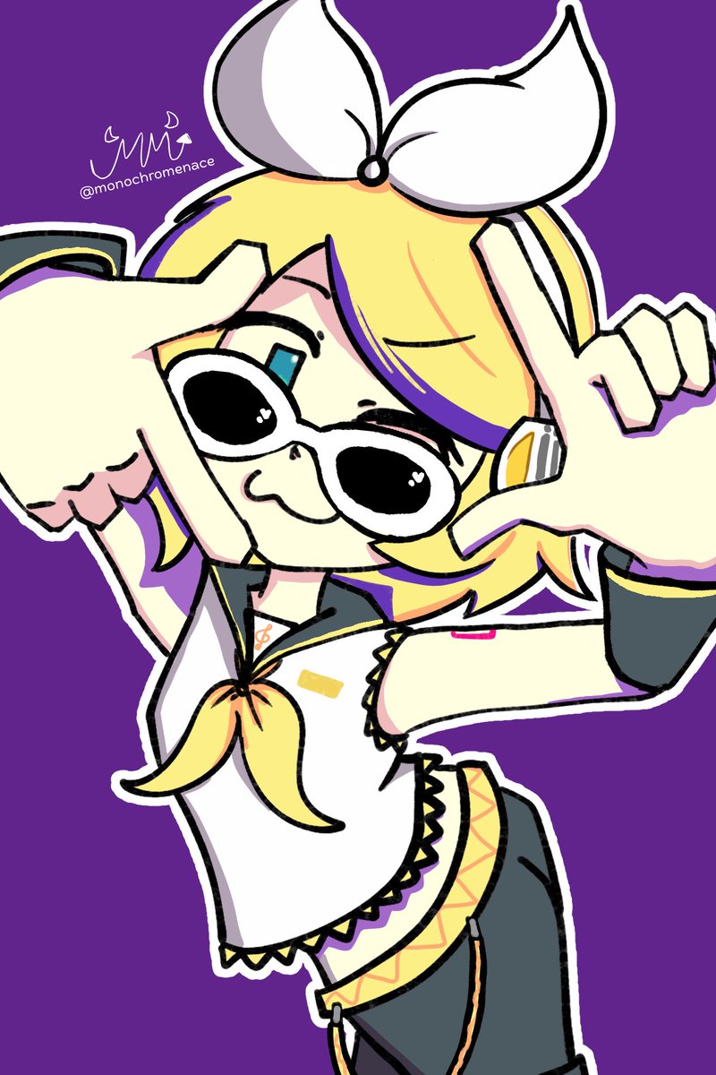 Kagamine Rin Art Practice 🎨💜