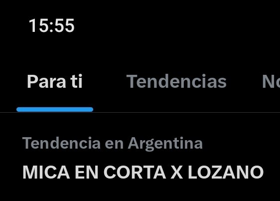 a pesar de tener tendencias sobre fútbol, política y el comienzo de gran hermano, logramos hacerte tendencia igual durante dos horas. te amamos y extrañamos por estos lados, seguimos de pie por vos <a href="/MicaViciconte/">Mica Viciconte🌊</a> 💚

MICA EN CORTA X LOZANO
