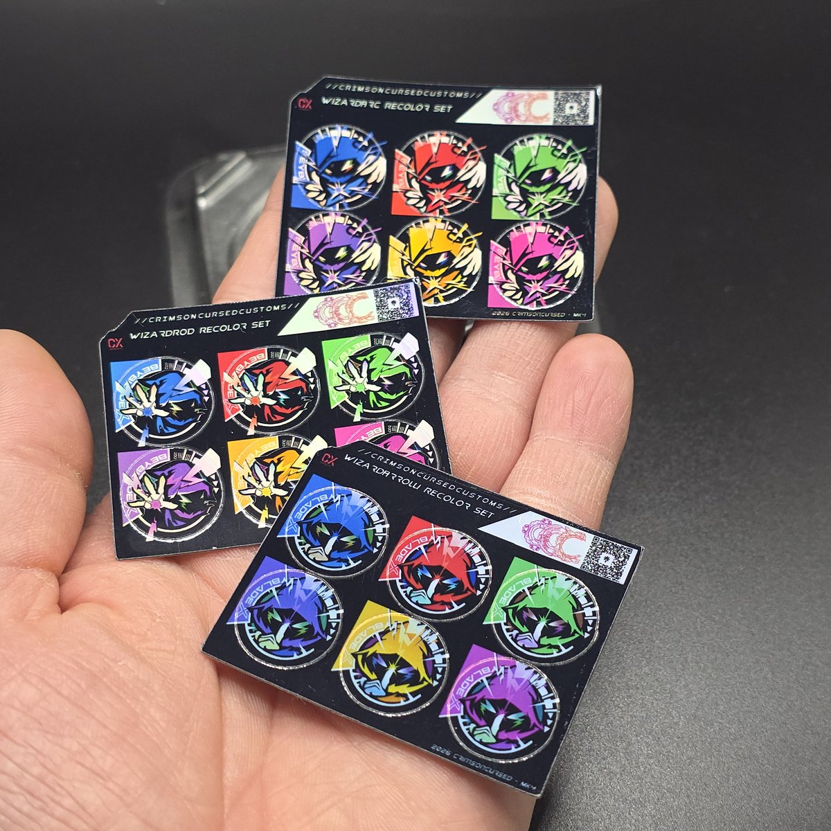 CrimsonCursed's tweet photo. February store updates.

https://t.co/PJwhyNuZt9

New patches:
Meteo dragoon
Black Shell
Whale Flame

New sticker sets
Hells recolor sets completed
Wizard recolor sets completed

#beyblade
#BEYBLADEX https://t.co/4EhKi5GjBJ